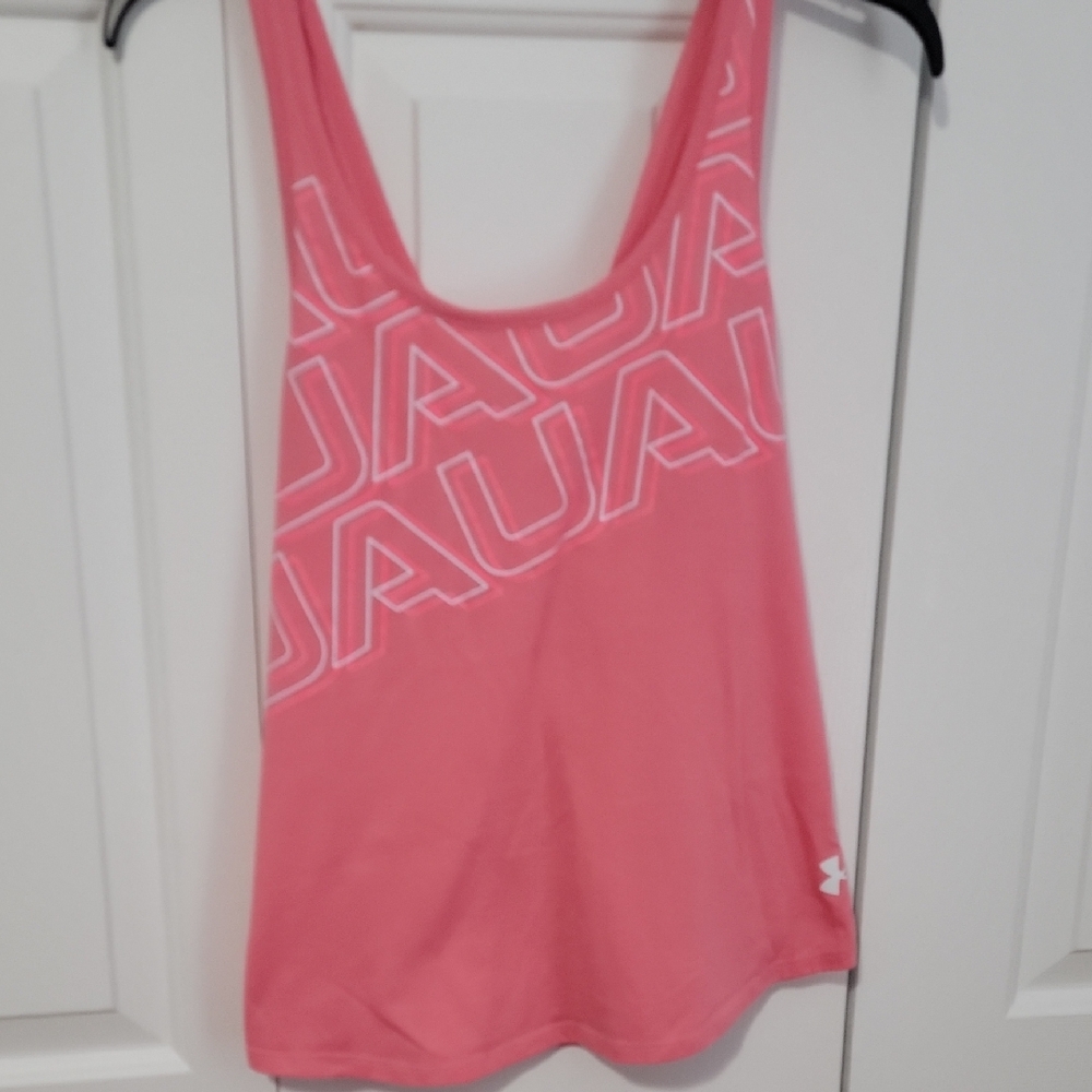 Under Armour Pink Graphic Sleeveless Tank Top